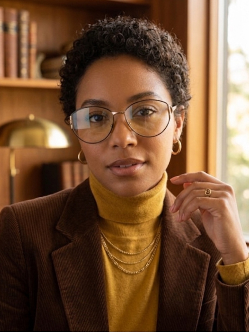 GUCCI | Vintage Round Metal Glasses - Gold Frame